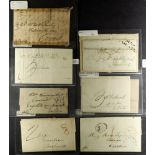 GB.PRE - STAMP MANCHESTER STAMPLESS POSTAL HISTORY. 1729 - circa 1843 covers with Manchester