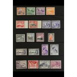 CYPRUS 1938 - 1949 NEVER HINGED MINT group with 1938-51 range to £1 (incl 2½pi ultramarine), 1948
