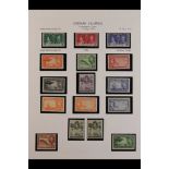 CAYMAN IS. 1937 - 1950 COMPLETE MINT COLLECTION WITH EXTRAS. A complete run of the basic KGVI