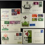 GB.FIRST DAY COVERS 1951 - 1971 COLLECTION. Includes the following commemorative covers: Festival of