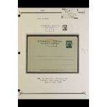 TRIESTE ZONE A - ALLIED MILITARY GOVERNMENT LETTER CARDS 1948-52 unused group with 1948 10L (