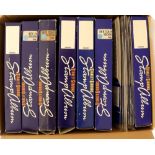 SG UNIVERSAL PADDED RING ALBUMS 7 as new (still in boxes) blue padded SG Universal albums each with