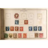 COLLECTIONS & ACCUMULATIONS 1864 LALLIER 4TH EDITION STAMP ALBUM in brown leather, signed by