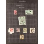 COLLECTIONS & ACCUMULATIONS BRITISH AFRICA POSTMARKS assortment of stamps selected for