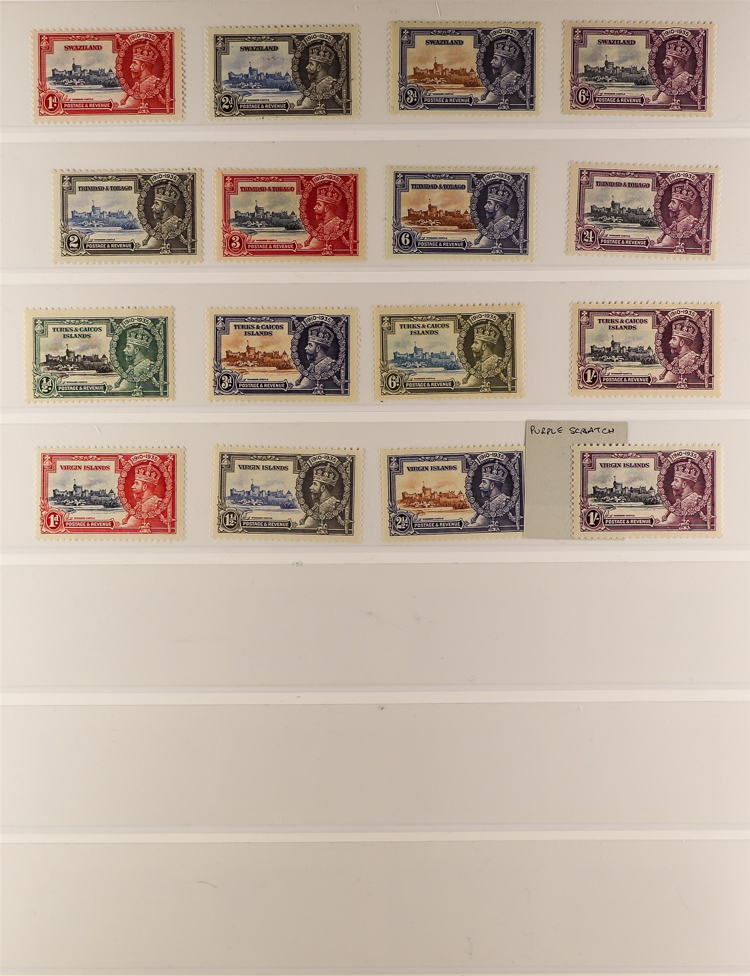 COLLECTIONS & ACCUMULATIONS 1935 SILVER JUBILEE OMNIBUS near- complete British Empire issue - Image 10 of 10