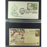 COLLECTIONS & ACCUMULATIONS SCOUTS - COVERS COLLECTION. 60 covers bearing Scout stamps and / or