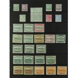 DOMINICA 1886 - 1962 MINT ACCUMULATION on Hagner pages with QV to 6d including 1886 ½d on 6d and