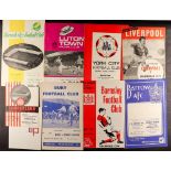 FOOTBALL PROGRAMMES - 1960's SELECTION. A range of clubs with a stronger representation of Everton,