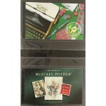GB.ELIZABETH II PRESTIGE BOOKLET COLLECTION. The earliest being 'Beatrix Potter' (DX15) and the