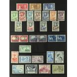 BECHUANALAND 1937-51 basically complete fine used SG 115/141. S.T.C. £160+. (30 stamps)