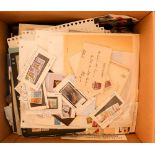 COLLECTIONS & ACCUMULATIONS WORLD SORTER CARTON a messy accumulation that includes stamps on