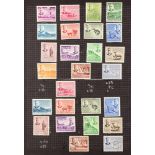MAURITIUS 1950-1978 DEFINITIVE ISSUES incl.1950 set mint, plus most vals to 5r & 10r used, 1953-58