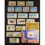 TRISTAN DA CUNHA 1990-1998 NEVER HINGED MINT sets and miniature sheets, S.T.C. £330 in 2017. (approx