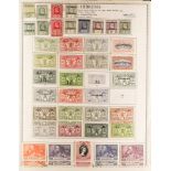 NEW HEBRIDES 1908-80 COLLECTION of mint and fine used with ENGLISH incl. 1908-10 overprints to 1s