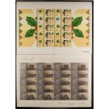 GB.ELIZABETH II COLLECTION OF 'SMILER SHEETS'. Consisting of SG LS1 (x3) LS2 (x3) LS3 (x3) LS4,