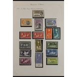FALKLAND IS. DEPS. 1953-1985 NEVER HINGED MINT COLLECTION incl. 1963-69 set (ex £1 ultramarine),