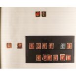 GREAT BRITAIN 1840-1999 COLLECTION in a ledger album, with 1840 1d blacks (2, fair), 1d red plates