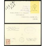 GREAT BRITAIN AIR MAIL COVERS - INTERNAL FLIGHTS: INTERNATIONAL AIRLINES LTD 1933 (26 Aug) I.A.L.