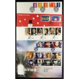 GB.ELIZABETH II INCLUSIVE 2013 COLLECTION which includes 17 presentation packs (commemorative and