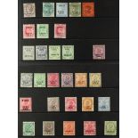 INDIAN CONVENTION STATES 1885-1943 mint ranges (many are never hinged), note CHAMBA 1942-47 8a (