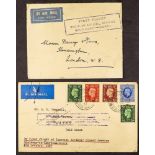 GOLD COAST 1937 FLIGHT COVERS (7 October) Imperial Southampton-Khartoum-Accra from London, (10