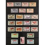 FRENCH COLONIES SYRIA 1922-1945 Air stamps, fine mint or never hinged mint collection incl. 1922,