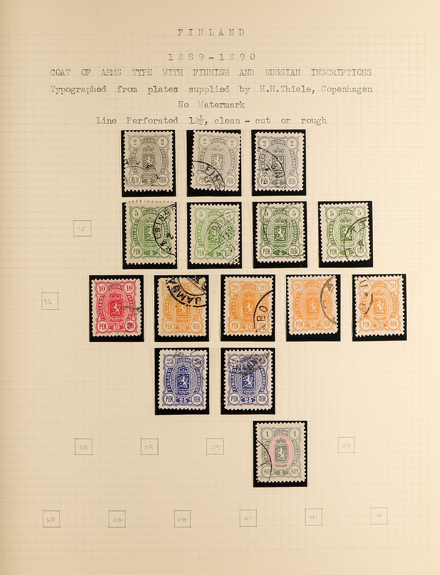 FINLAND 1866-1975 in four Exeter albums, and further ranges in a stockbook, with extensive mint - Image 6 of 9