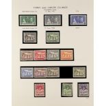 TURKS & CAICOS IS. 1937-1950 C fine mint collection incl. 1938-45 set (ex 1s yellow-bistre), 1948