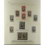 TONGA 1938 QUEEN SALOTE'S ACCESSION mint & used range (SG 71/73), incl. set in nhm blocks of four,