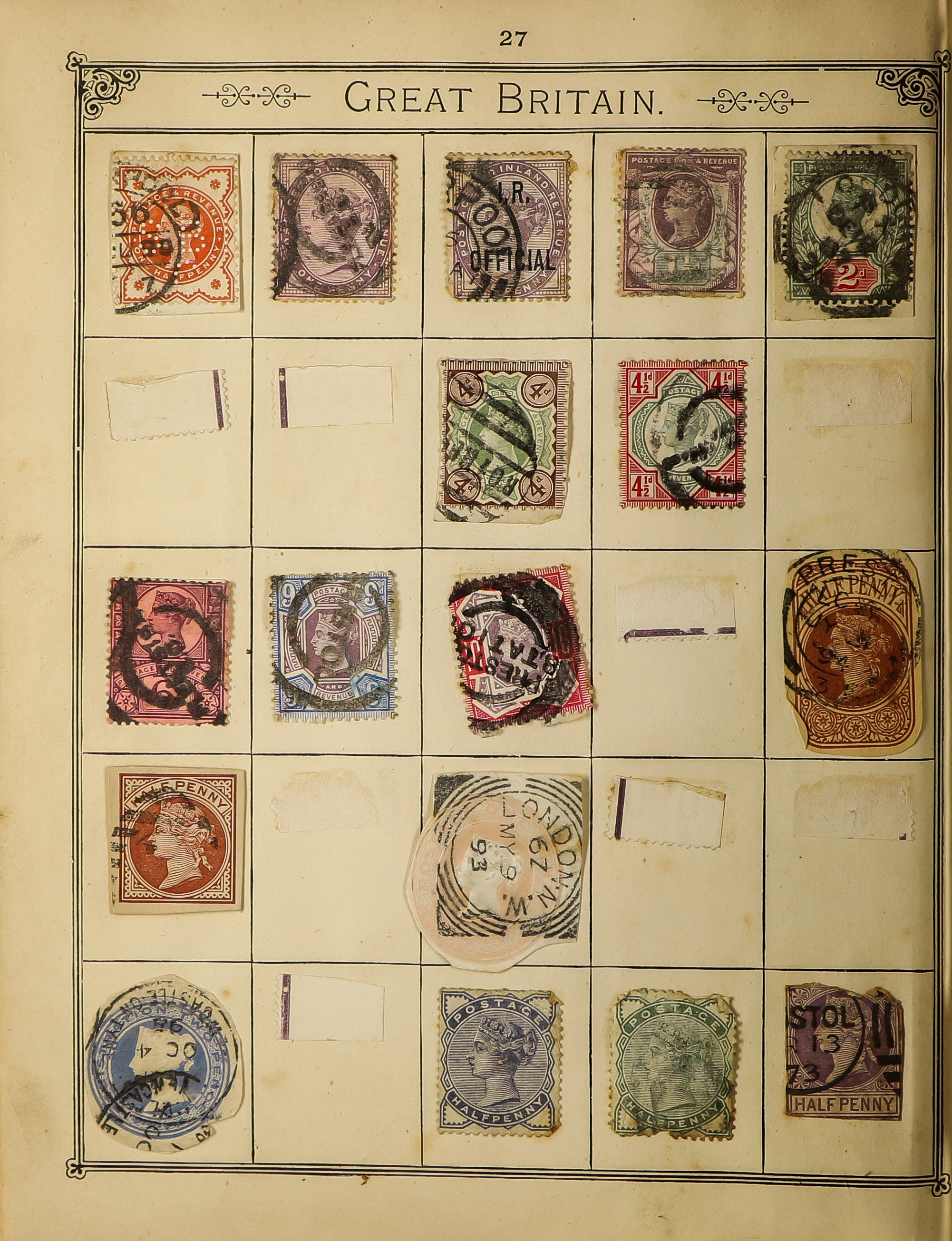 COLLECTIONS & ACCUMULATIONS WORLD CARTON incl. an 1897 Lincoln album with useful ranges, GB 19609- - Image 4 of 11