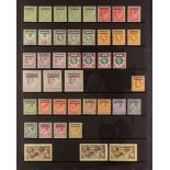 MOROCCO AGENCIES BRITISH CURRENCY 1907-1956 fine mint ranges (odd bit of duplication) includes