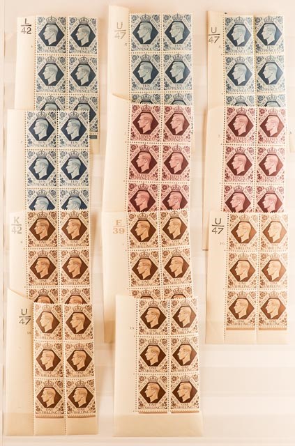 GB.GEORGE VI 1937-47 CONTROL & CYLINDER BLOCKS OF SIX COLLECTION all different fine mint with many - Image 4 of 9