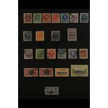 CRETE & P.O.s 1900-1910 USED COLLECTION incl. 1900 range to 1d, 1905 pictorial set, 1908 ovpts range