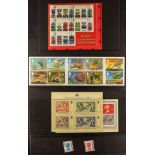 GB.ELIZABETH II RANDOM MINT SELECTION which includes stamps on stockcards, commemorative and