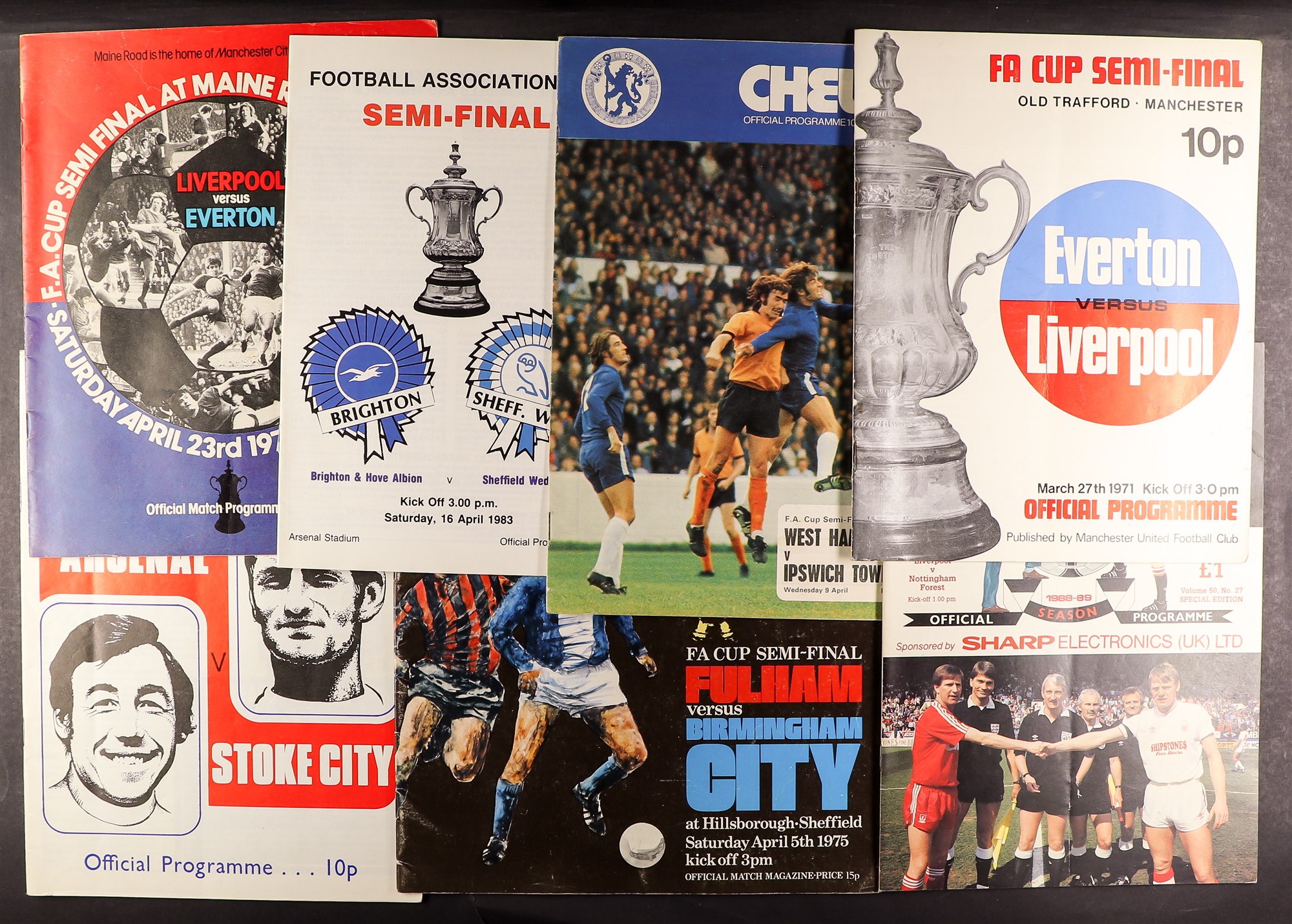 FOOTBALL PROGRAMMES - FINALS AND SEMI-FINALS. Approximately 164 FA Cup and League Cup programmes - Image 4 of 6