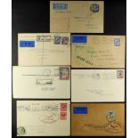 IRELAND AIRMAIL COVERS 1928-29 with 1928 Flying Boat "Calcutta" (24 Sept) Liverpool to Belfast