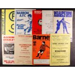 FOOTBALL PROGRAMMES - EX LEAGUE IN NON LEAGUE. Wide range of clubs from 1960s to 2015. Mainly 1990s