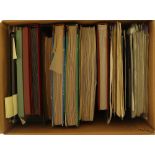 COLLECTIONS & ACCUMULATIONS COMMONWEALTH a box with various albums, pages etc, note B..I.O.T. mint