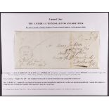 GB.PRE - STAMP 1840 (September) entire letter from Toronto, Upper Canada to Kirkby-Stephen,