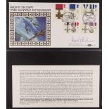 GREAT BRITAIN VICTORIA CROSS V.C. COVERS COLLECTION INCL. SIGNED two albums of souvenir covers,