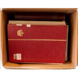 GREAT BRITAIN BOX OF ALBUMS. 11 albums comprising of Machins, Wildings and commemoratives up to