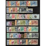 COLLECTIONS & ACCUMULATIONS COMMONWEALTH OMNIBUS - 1949 UPU ANNIVERSARY set (less GB), used. Cat.