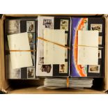 GB.ELIZABETH II PRESENTATION PACKS 1988-2000 plus a few earlier, Fave value approx £320.