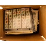 COLLECTIONS & ACCUMULATIONS BRITISH COMMONWEALTH ACCUMULATION in a large box, much never hinged mint