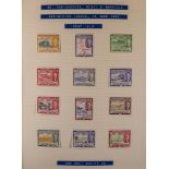 COLLECTIONS & ACCUMULATIONS COMMONWEALTH KGVI MINT COLLECTION in three S.G. Plymouth albums, with