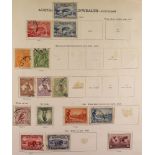 COLLECTIONS & ACCUMULATIONS BRITISH EMPIRE IN A "NEW IDEAL" ALBUM with mainly used issues. (Qty)