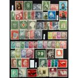 GERMANY WEST 1949-69 USED COLLECTION incl. 1949 Refugees Fund set, 1951 Posthorn set, 1952 Youth