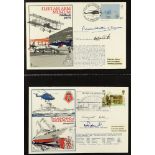 COLLECTIONS & ACCUMULATIONS ROYAL NAVY COMMEMORATIVE COVERS 1972-84 in two albums (similar to RAF