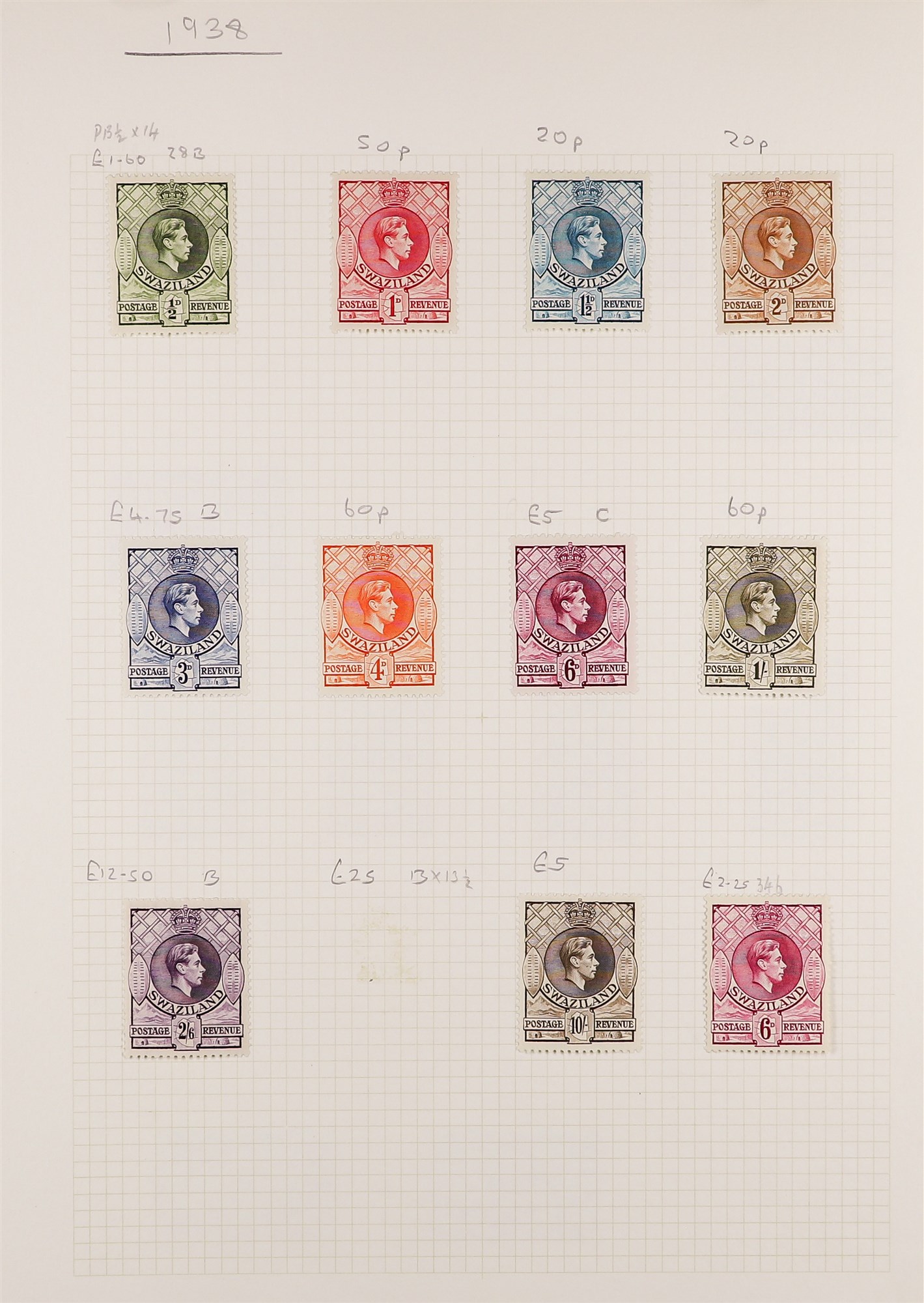 COLLECTIONS & ACCUMULATIONS KING GEORGE VI COLLECTION S.T.C. +/- £5000 of mint and used in an album. - Image 9 of 11