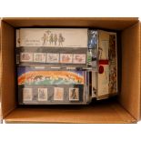 GB.ELIZABETH II PRESENTATION PACKS 1970-2008 Some duplication, face value £1830+ (Qty)